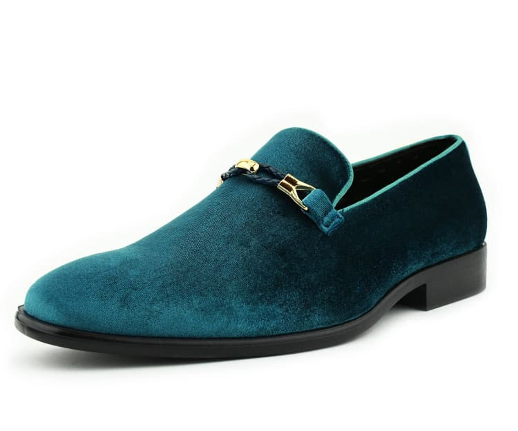 Amali Aller teal loafers main