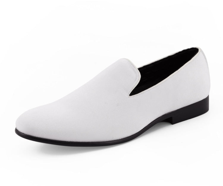 Amali Aries all white loafers main