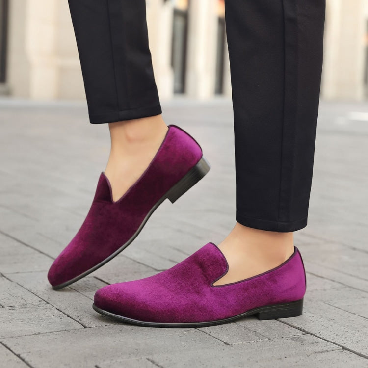 Amali Aries dark purple loafers life