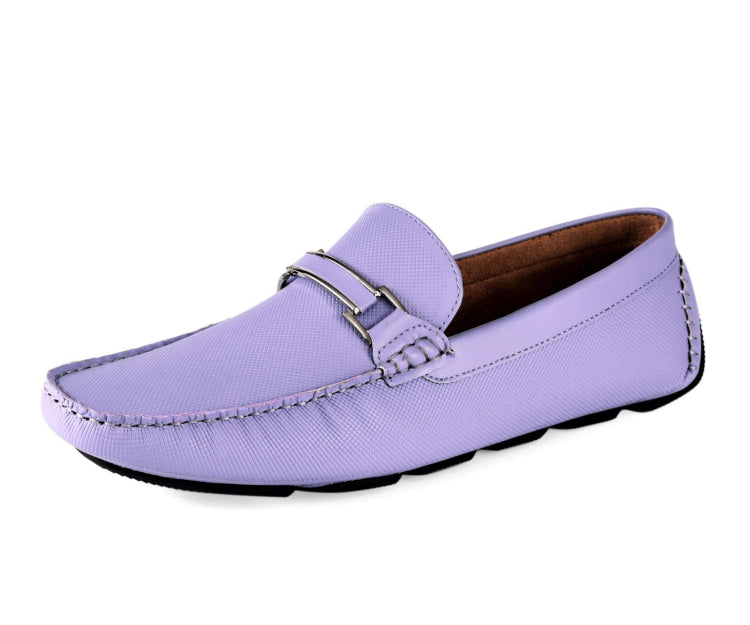 Amali Briggs lavender bit driving loafers main