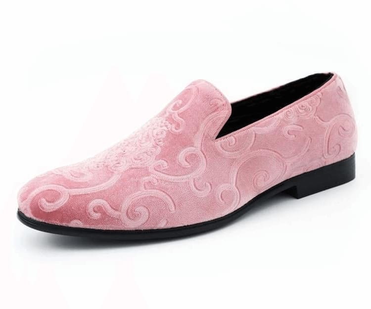 Amali Bryant pink tuxedo shoes main