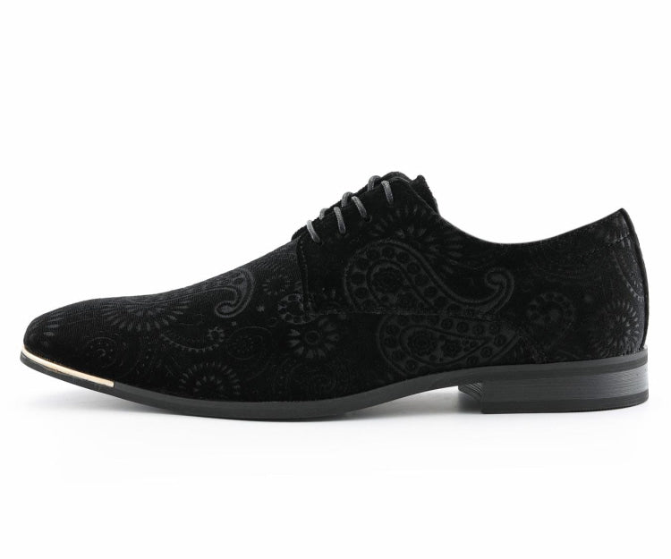 Amali Chadwick black derby shoes side