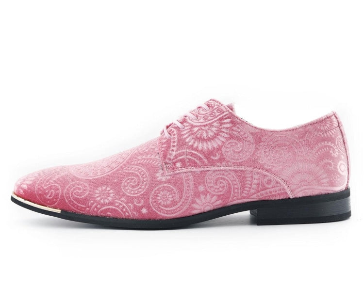 Amali Chadwick pink derby shoes side