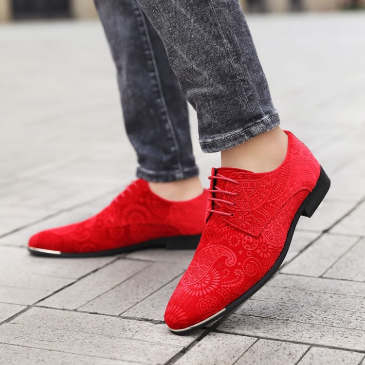 Amali Chadwick red derby shoes life