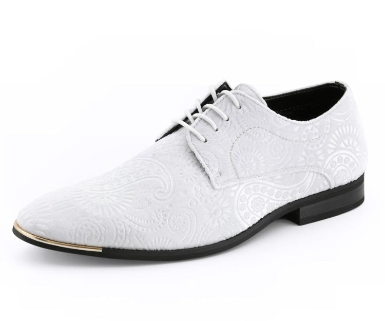 Amali Chadwick white derby shoes main