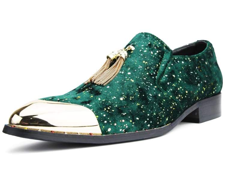 Amali Chaz green fashion loafers main