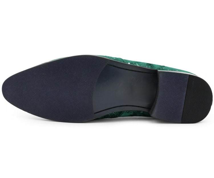 
                      
                        Amali Chaz green fashion loafers sole
                      
                    