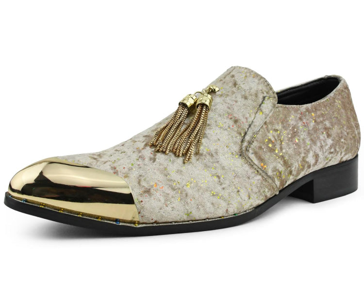 Amali Chaz taupe fashion loafers main