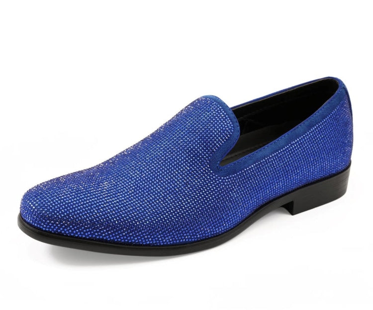 Amali Dazzle blue sparkly loafers main