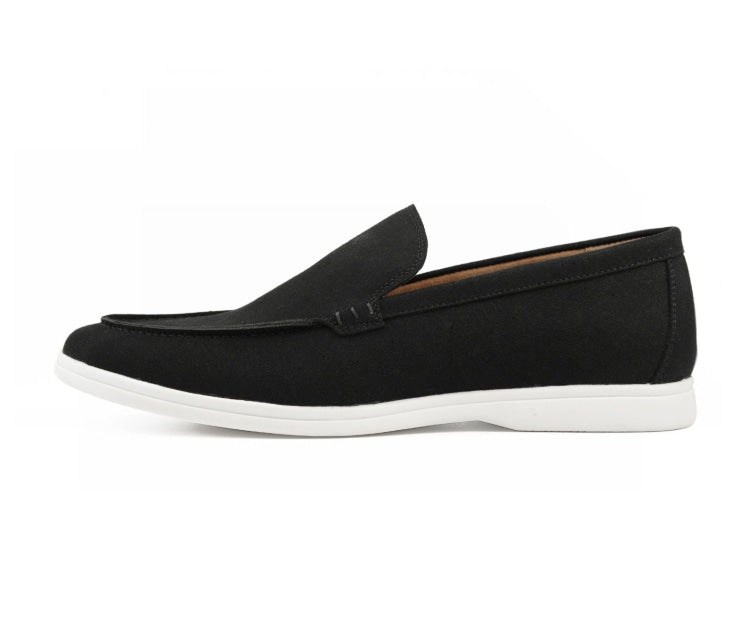 Amali Deniz black loafers side