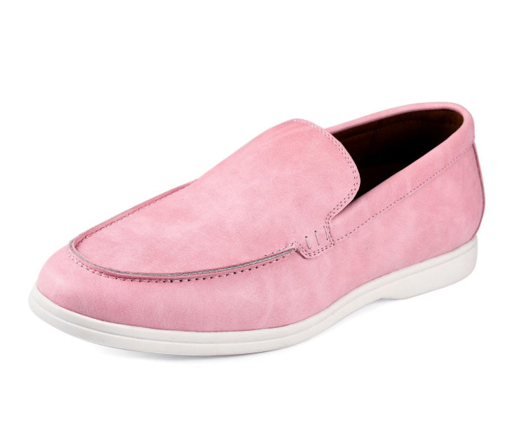 Amali Deniz pink loafers main