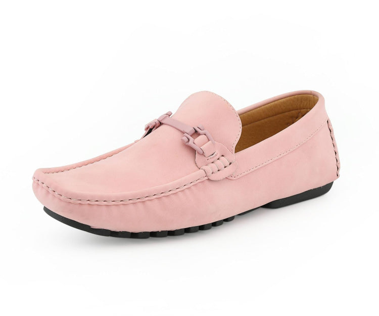 Amali Dysion light pink loafers main