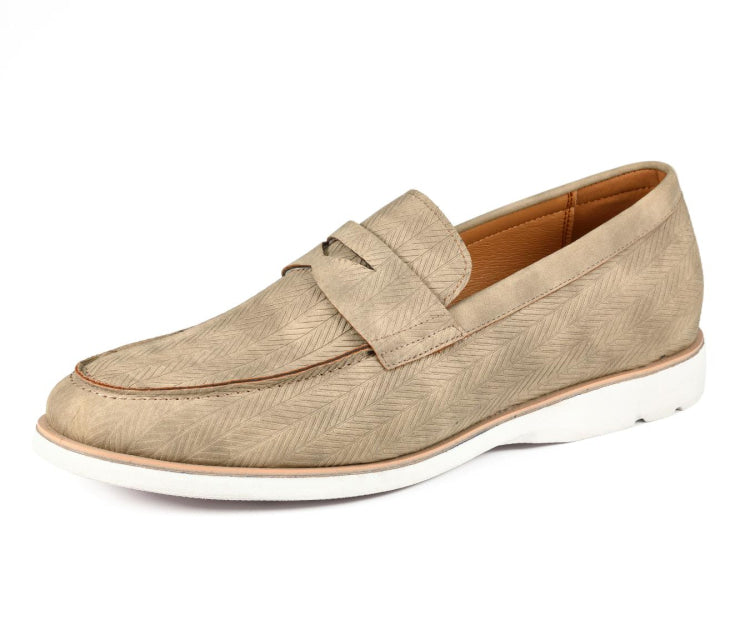 Amali Elias tan penny loafers main