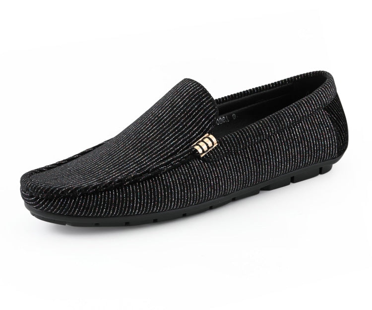 Amali Eric black driving loafers main