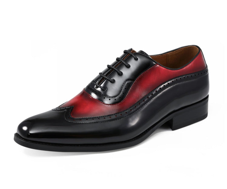 Amali Everett red oxford shoes main