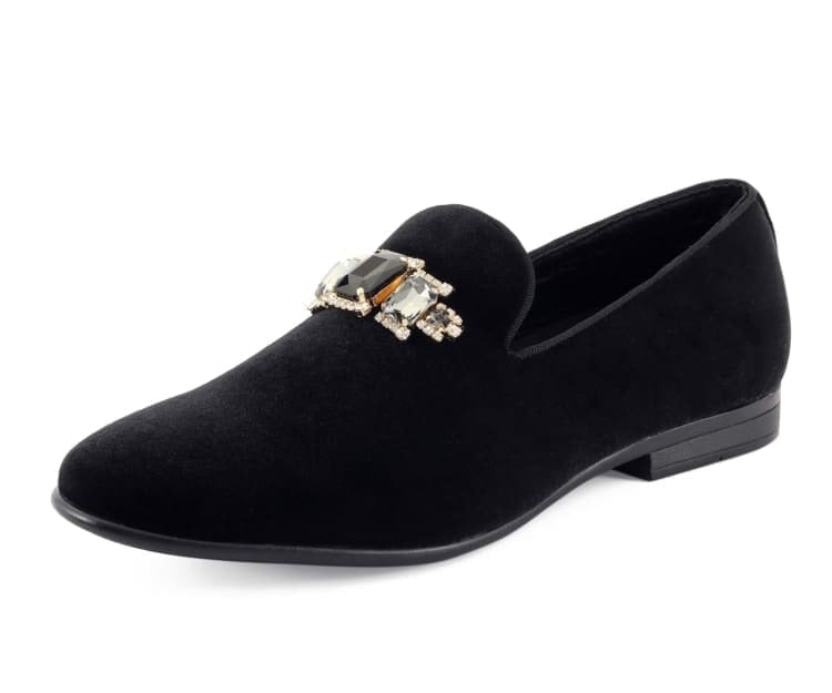 Amali Fabio black loafers main