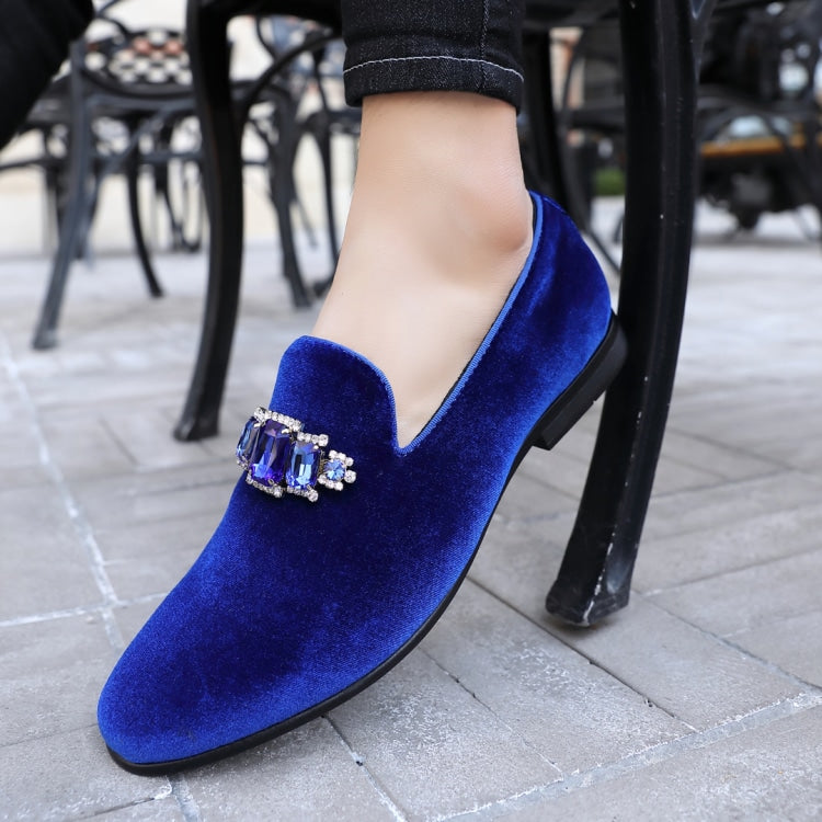 Amali Fabio royal blue loafers life