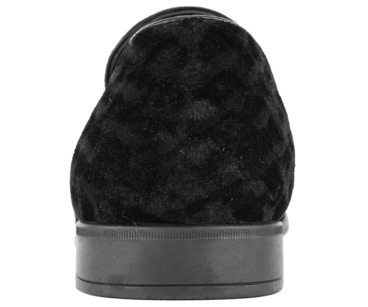 
                      
                        Amali Felix black velvet loafer back
                      
                    