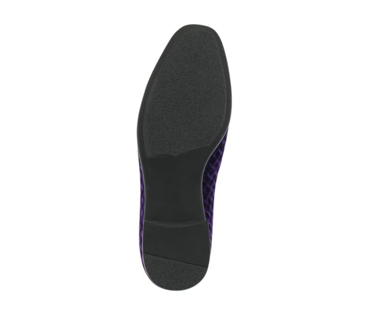 
                      
                        Amali Felix purple velvet loafer sole
                      
                    