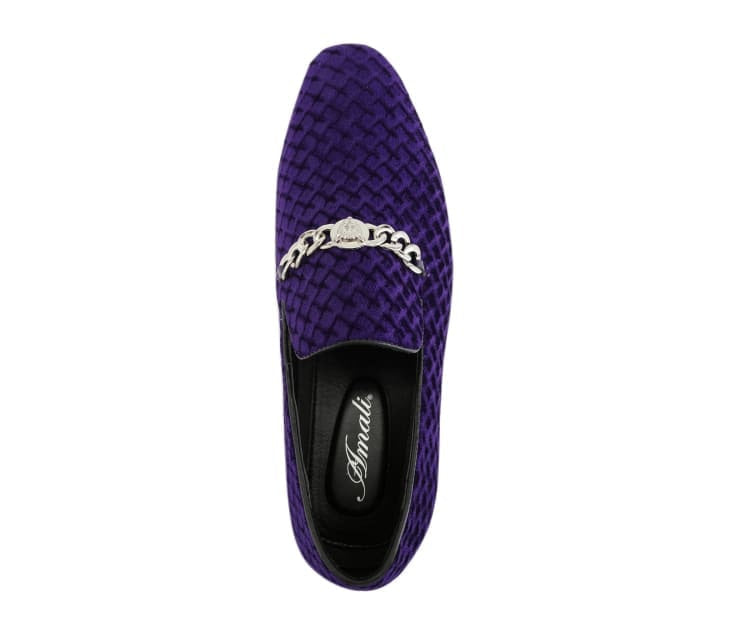 
                      
                        Amali Felix purple velvet loafer top
                      
                    