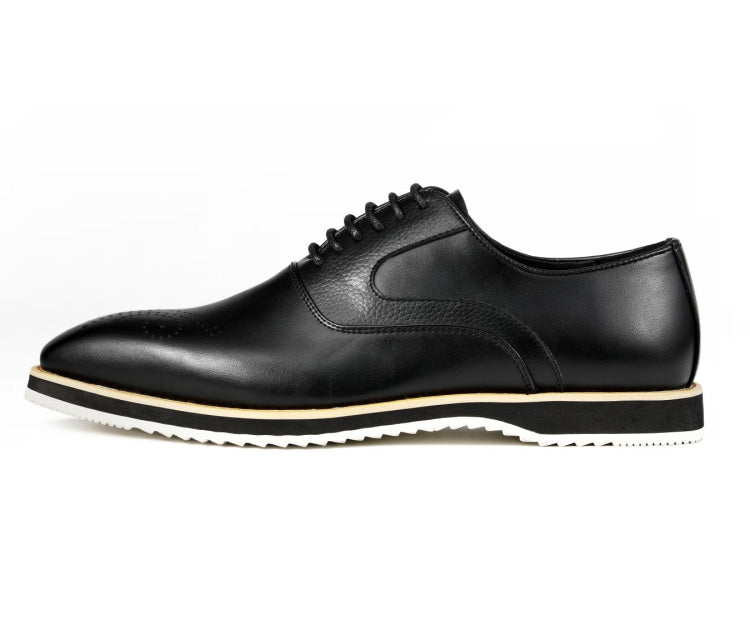 Amali Gideon black oxford sneakers side