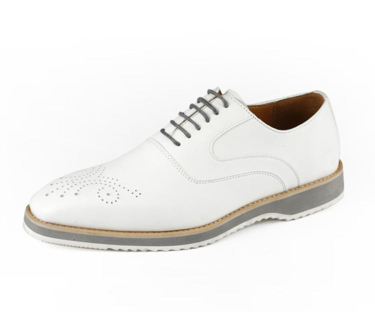 Amali Gideon white oxford sneakers main