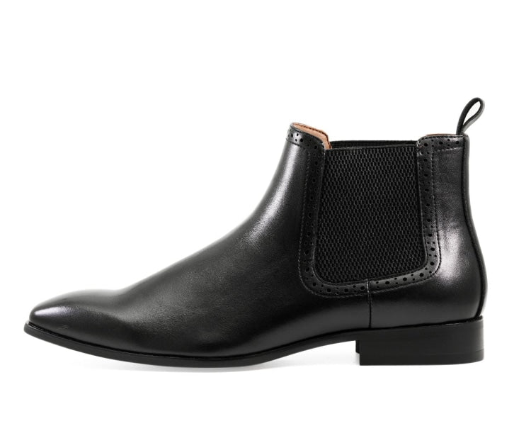 
                      
                        Amali Hayes black chelsea boots side
                      
                    