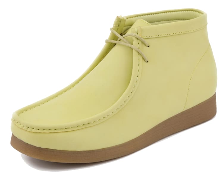 Amali Jason2 lime green chukka boots main