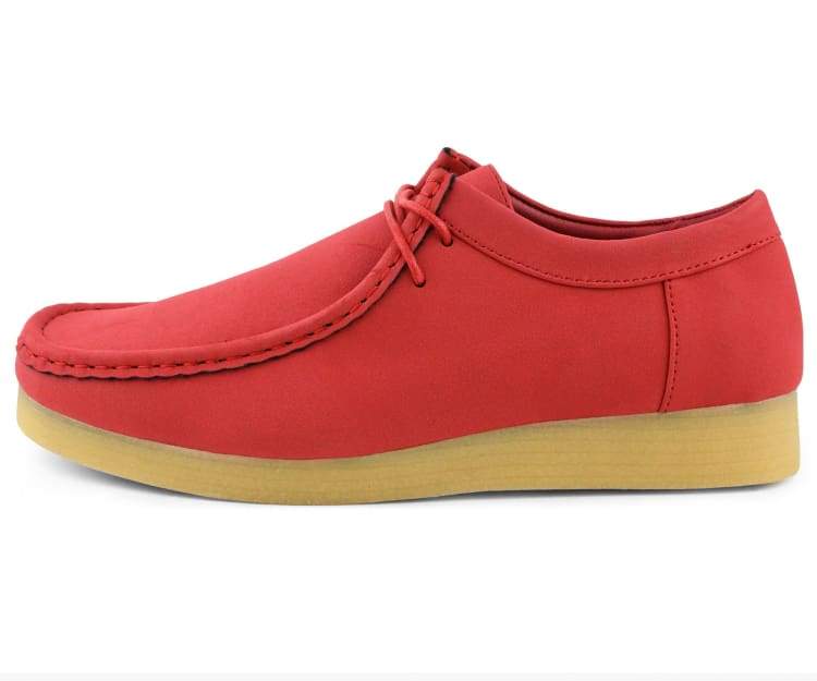 
                      
                        Amali Jason2 low top red sneakers side
                      
                    