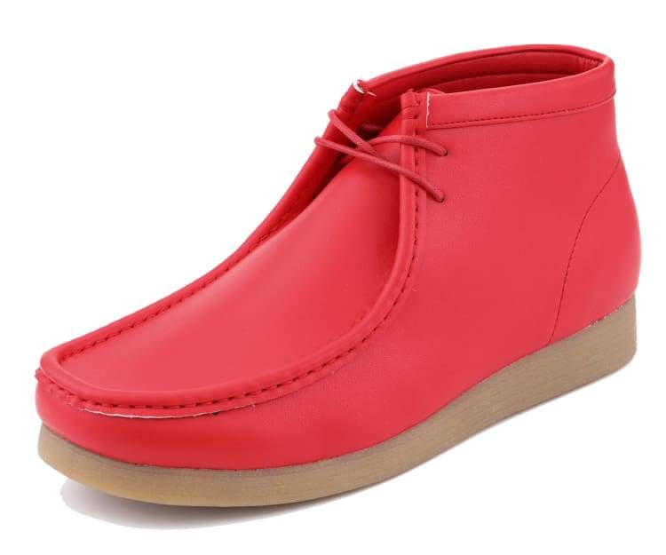 Amali Jason2 mens red chukka boots main