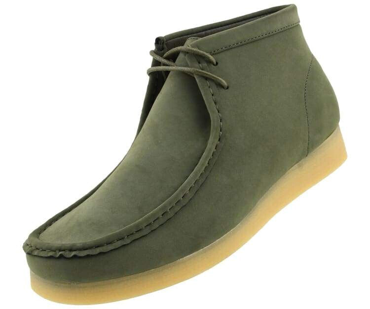 
                      
                        Amali Jason2 olive chukka boots angled
                      
                    