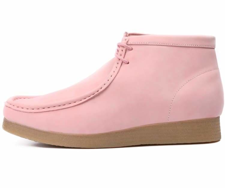 Amali Jason2 pink chukka boots side