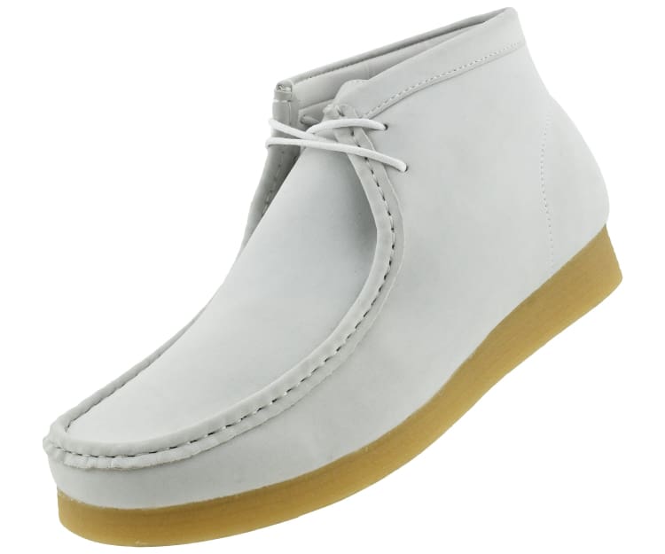 Amali Jason2 white chukka boots angled