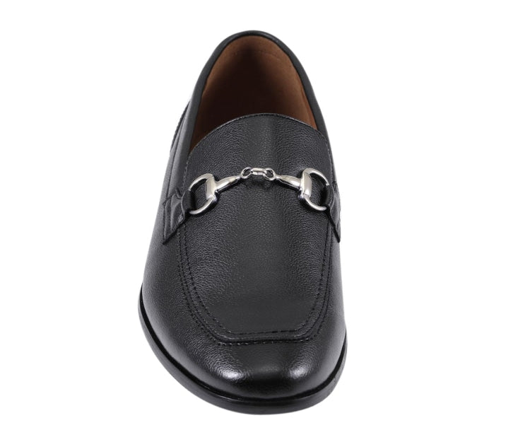 
                      
                        Amali Marco mens black loafers front
                      
                    