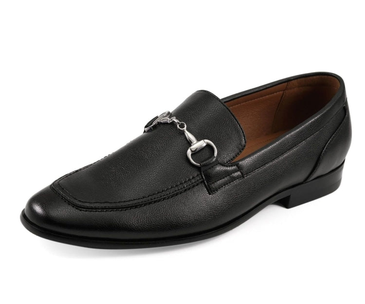 Amali Marco mens black loafers main