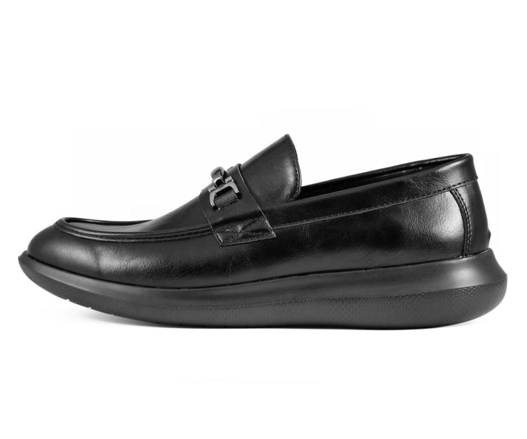 Amali Milo black loafers side