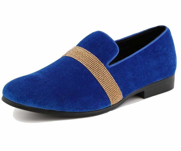 Amali Monarch gold smoking slippers main