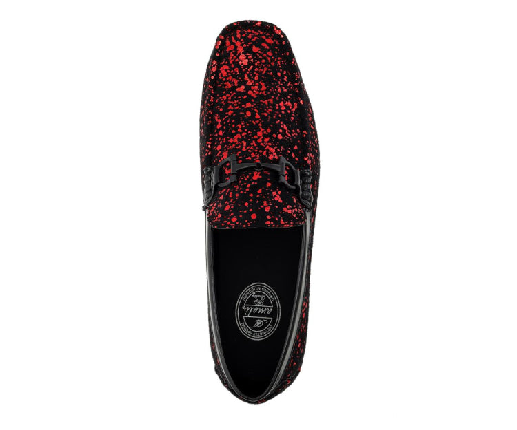 
                      
                        Amali Monty red driving loafers top
                      
                    