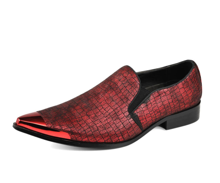 Amali Niven red loafer shoes main