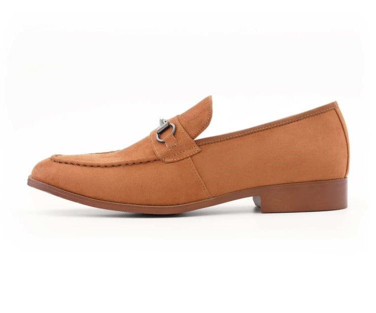 Amali Oliver tan loafers side