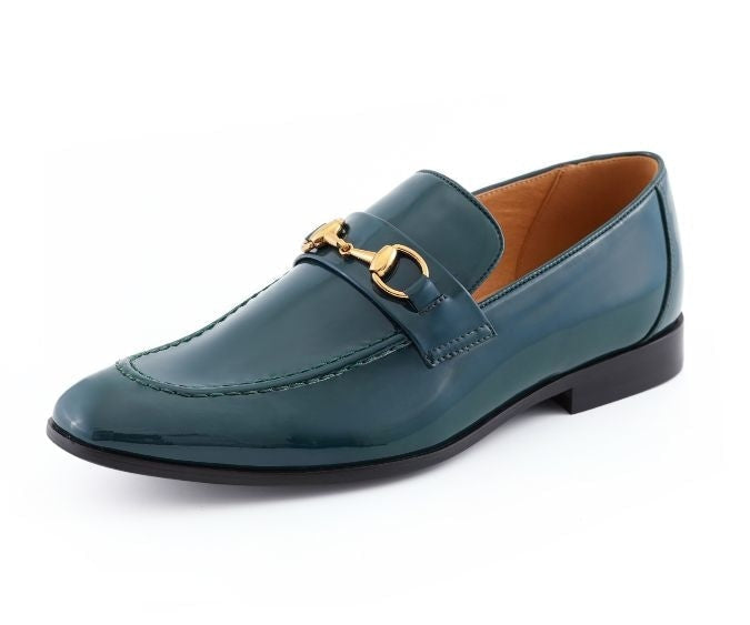 Amali Oscar green loafers main