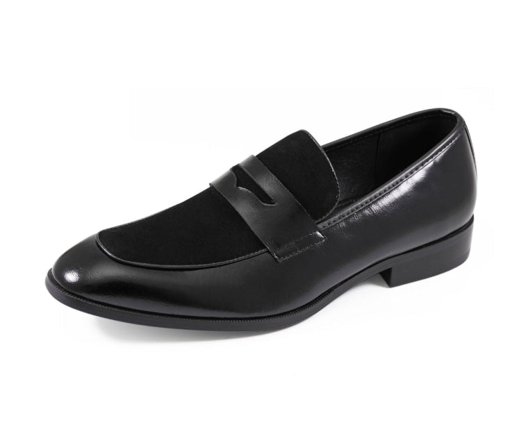 Amali Rian black penny loafers main