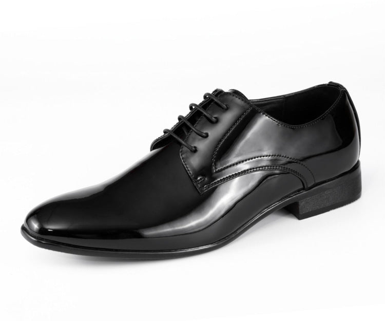 Amali Sean black derby dress shoes main