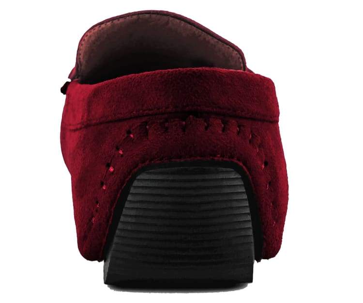 
                      
                        Amali Walken burgundy suede loafers back
                      
                    