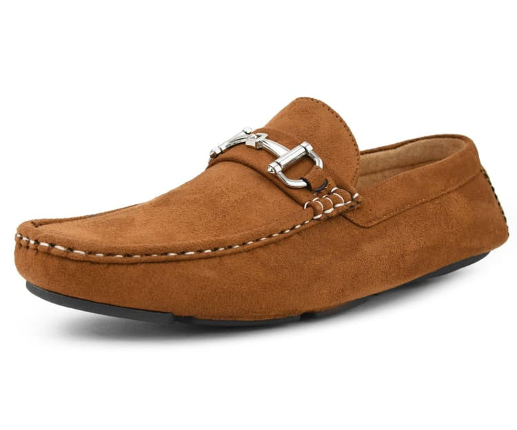 Amali Walken cognac driving loafers main