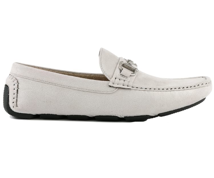 Amali Walken cream loafers side