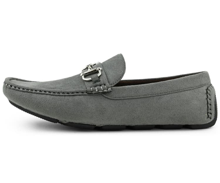 
                      
                        Amali Walken grey driving loafers side
                      
                    