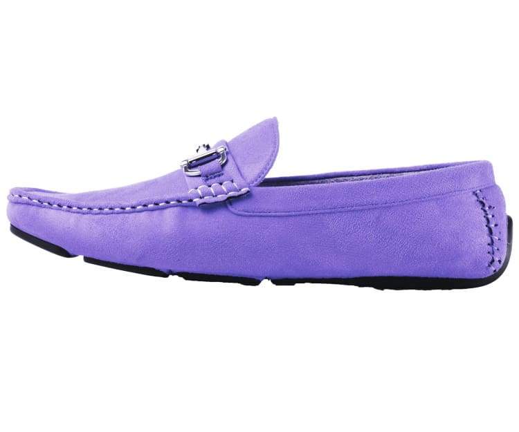 
                      
                        Amali Walken lavender loafers side
                      
                    