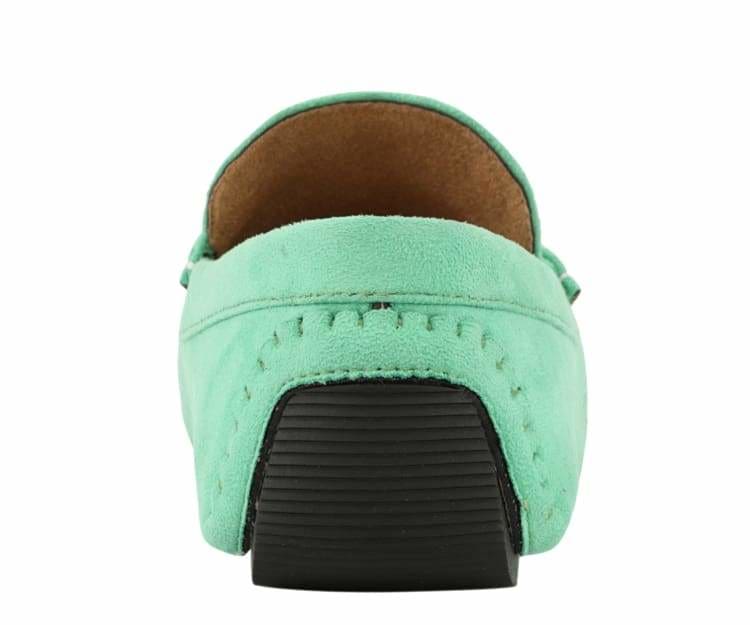 
                      
                        Amali Walken mint green loafers back
                      
                    