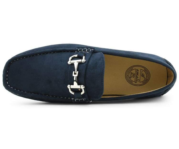 
                      
                        Amali Walken navy driving loafers top
                      
                    